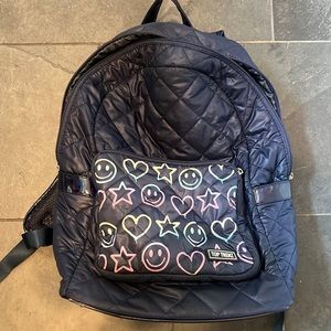Top Trendz Navy Puffer Backpack